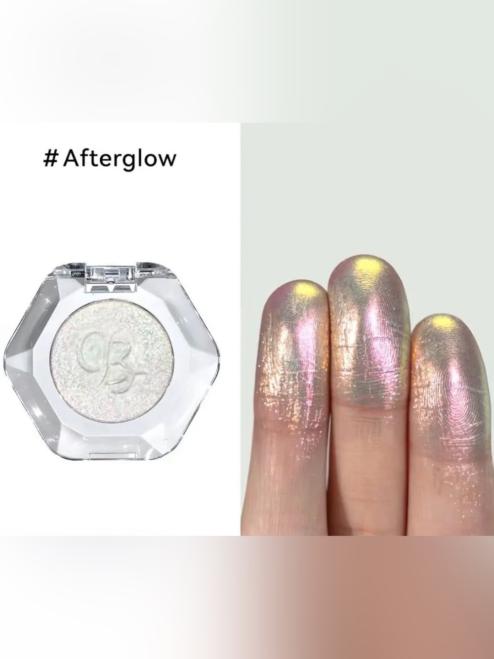 Afterglow, NIB Ourbella single multi-chrome eyeshadow